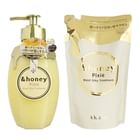 manvie HAIR TREATMENT 500ml 2本セット &Honey Pixie Moist Silky Hair Shampoo Step 1.0 440ml for