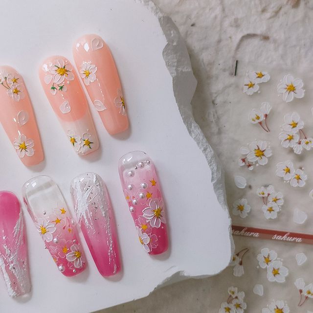 MAGICO - Cherry Blossom Nail Art Stickers