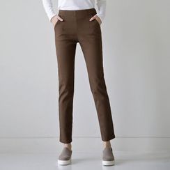 Lemite - Pile-Lined Slim-Fit Pants