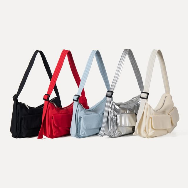 TangTangBags-Plain Shoulder Bag