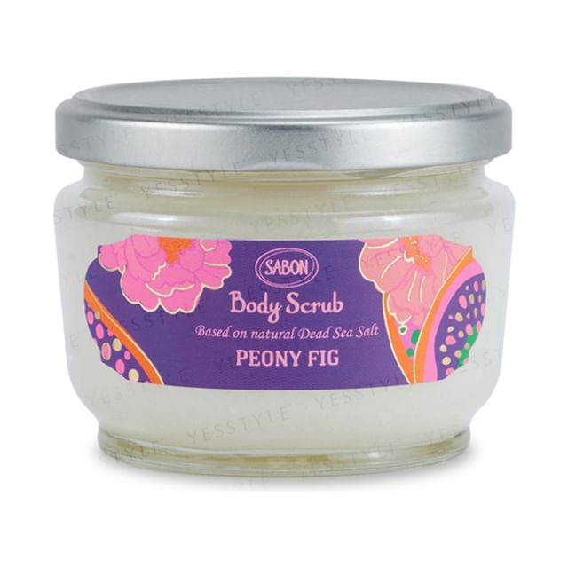 SABON body scrub peony fig Sスクラブ ピオニーフィグ Sabon 芍药无花果夏季限定系列上新甜美花果奶香售价$12起