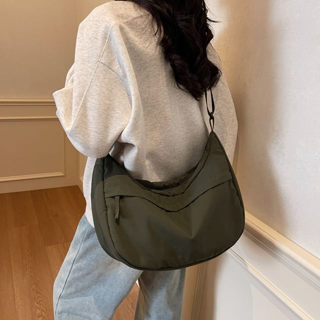 Melois-Plain Crossbody Bag