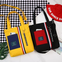 ANEMOI - Color Block Canvas Tote Bag ANEMOI - Color Block Canvas Tote Bag