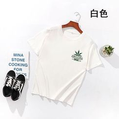 Carmenta - 情侶裝短袖印花T裇 Carmenta - 情侶裝短袖印花T裇