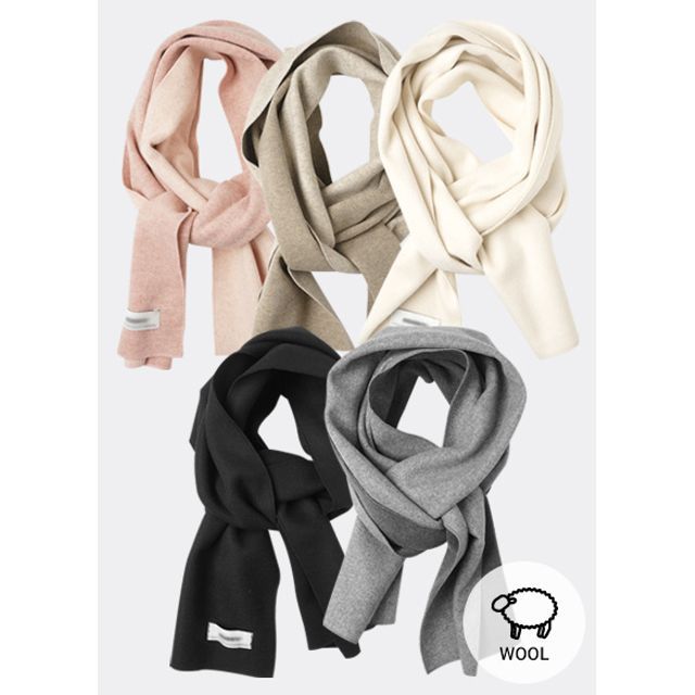 JOGUNSHOP-Wool Blend Muffler Scarf