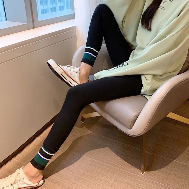Gilmort-Striped Leggings