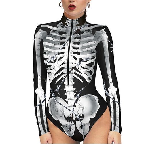 skeleton bodysuit top