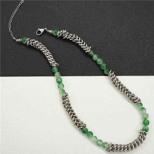 BABLIBU-Beaded Chain Necklace