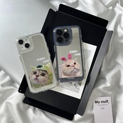 Bow Faux Leather Phone Case - iPhone 16 Pro Max / 16 Pro / 16 Plus / 16 / 15 Pro Max / 15 Pro / 15 Plus / 15 / 14 Pro Max / 14 Pro / 14 Plus / 14 / 13 Pro Max / 13 Pro / 13 / 13 Mini