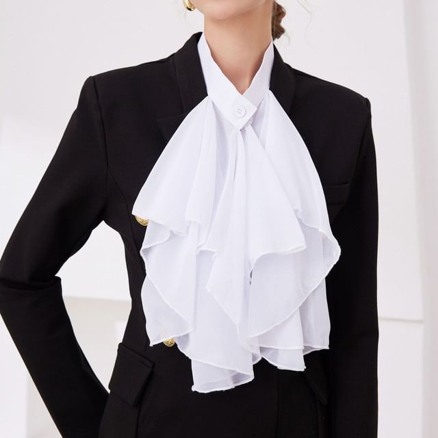 MIOW-Plain Ruffle Decorative Collar