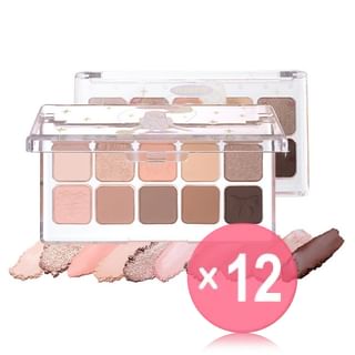 FLORTTE - Special Edition Eyeshadow Palette - Warm Earth Tone (x12) (Bulk Box)