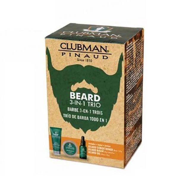 Clubman-Beard 3-in-1 Trio Set