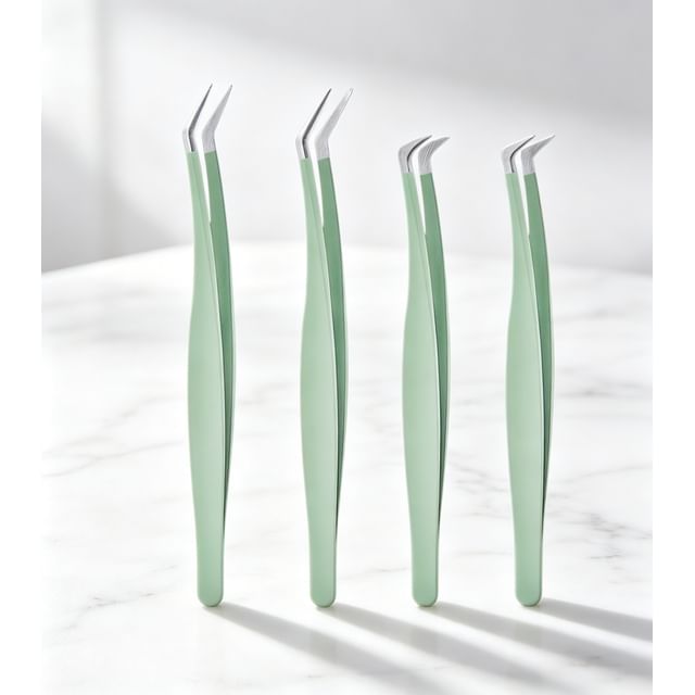 Nreain-Alloy False Eyelashes Tweezers Various Designs