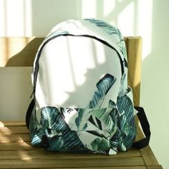 florality - Print Canvas Backpack