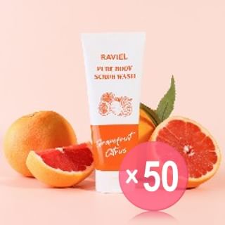 RAVIEL - Pure Body Scrub Wash (Grapefruit Citrus) (x50) (Bulk Box)