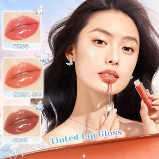 FOCALLURE - New Watery Glow Lipgloss - 3 Colors (NU)