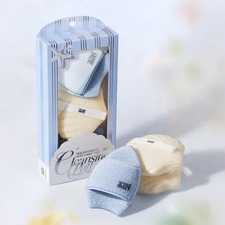 lishu - Sea Salt Cleansing Puff Set - 2 Types