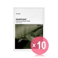 Anua - Heartleaf 77% Soothing Sheet Mask (x10) (Bulk Box)