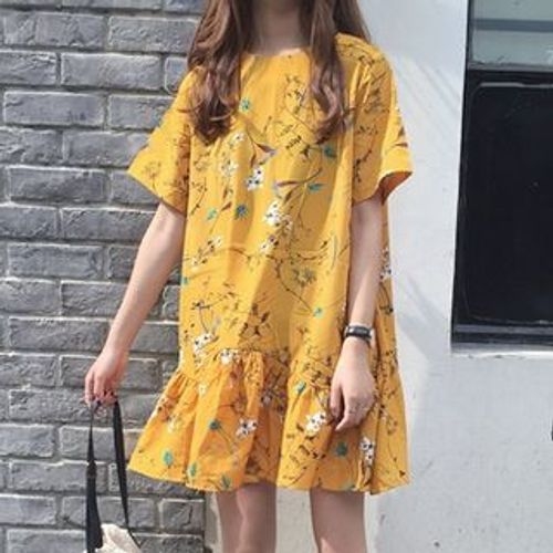monroll - Floral Print Mini Dress | YesStyle