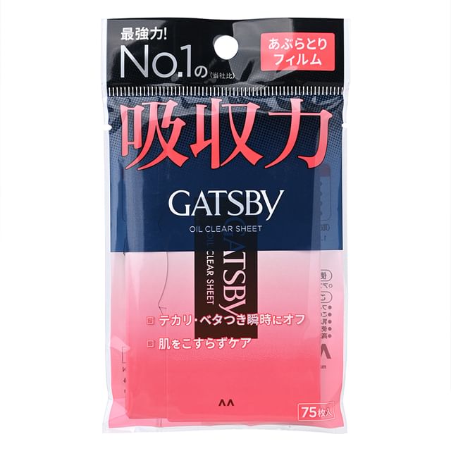 Mandom-Gatsby Öl absorbierende Tücher-75 Stk