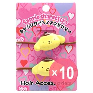 ASUNAROSYA - Sanrio Pompompurin Hair Tie (x10) (Bulk Box)