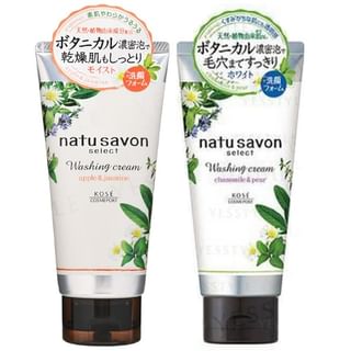 Kose - Natu Savon Select Washing Cream