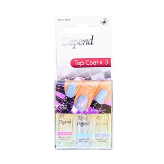 Depend Cosmetic - Nail Polish Top Coat Set