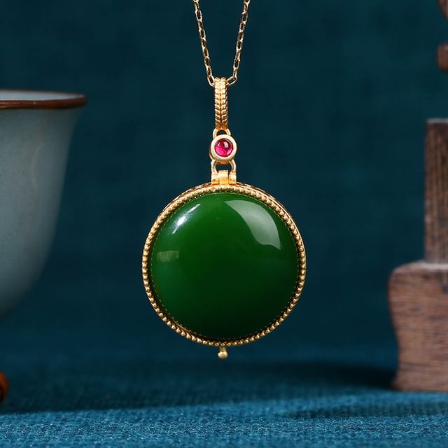 Vaje Gemstone Pendant Necklace YesStyle