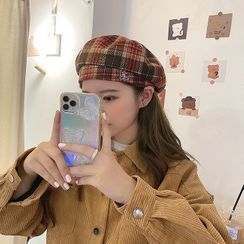 Hat Society - Plaid Beret Hat Hat Society - Plaid Beret Hat
