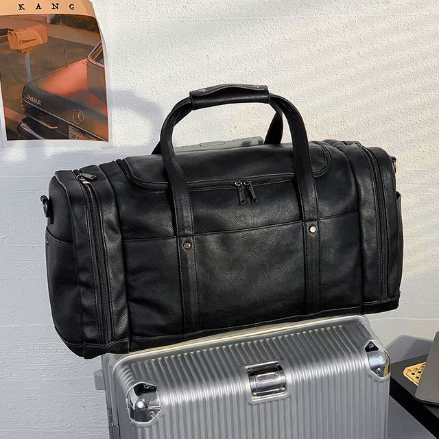 BagBuzz-Faux Leather Carryall Bag