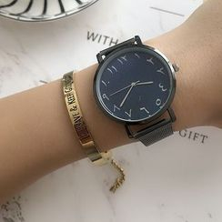 Moska - Arabic Numerals Milanese Strap Watch