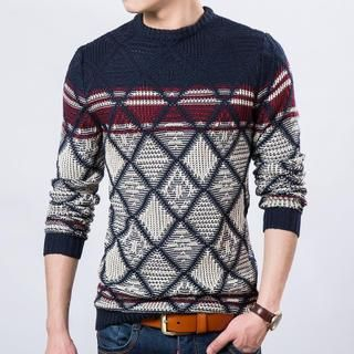 Bay Go Mall - Pattern Sweater | YesStyle
