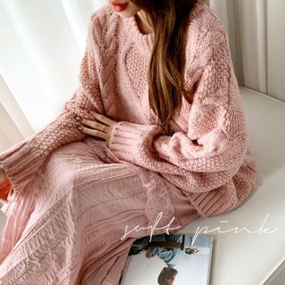 pastel oversized sweater