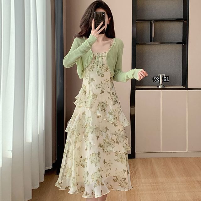 long leather dress with sleeves Black Long Sleeves Stitch Detailing Women Genuine Leather Dress White / M main image 1