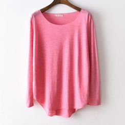 LaRos - Plain Long-Sleeve T-Shirt
