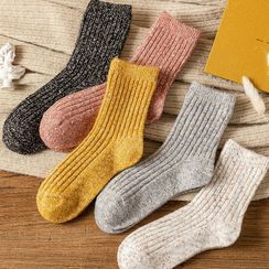 Fluff Muff - Set of 3: Ribbed Socks