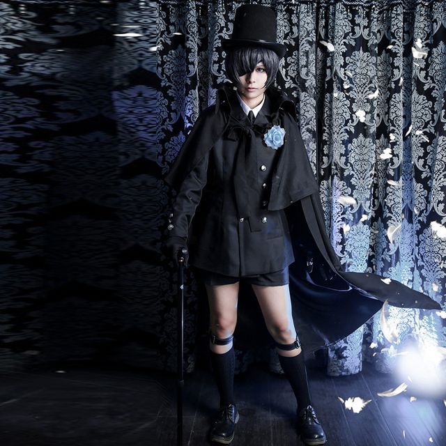 cosfun Kuroshitsuji Black Butler Ciel Phantomhive Cosplay Costume