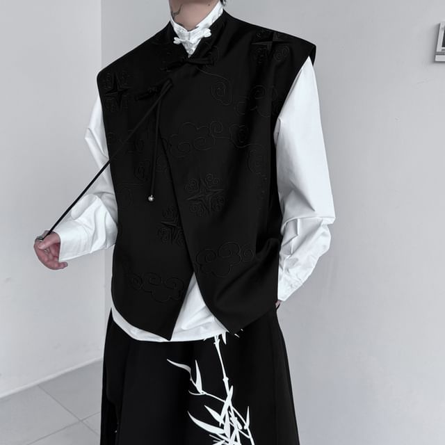 Patow-Asymmetrical Wrapped Vest