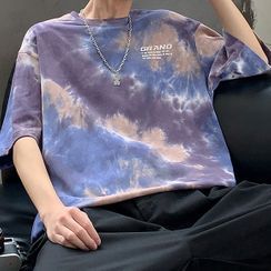Really Point - Tie Dye Print T-Shirt Really Point - Tie Dye Print T-Shirt