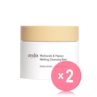 Ondo - Multiacids & Papaya Melting Cleansing Balm 2pcs Bundle Set