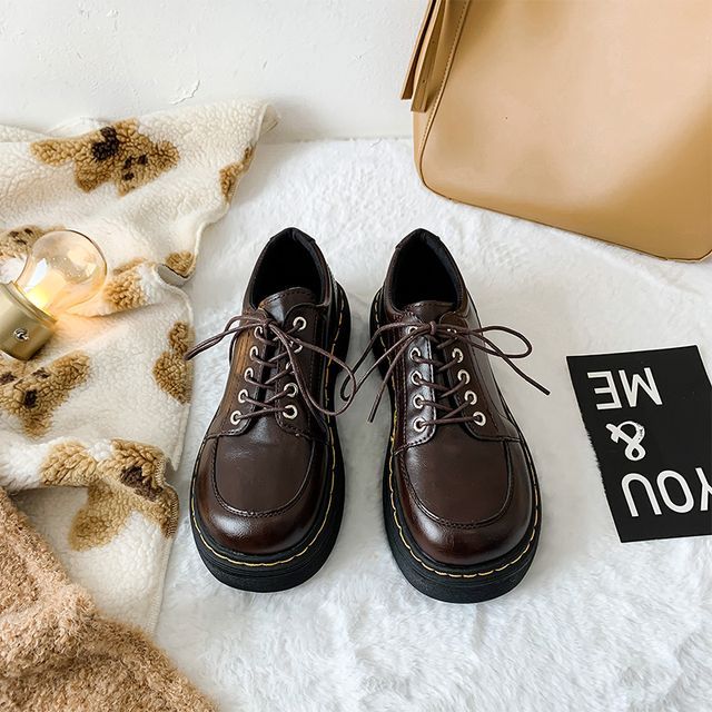 Teven - Lace-Up Platform Shoes | YesStyle