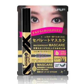 N.A.F - 3D Waterproof Natural-Look Mascara Black