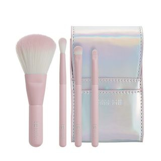 I'M MEME - I'm Mini Pink Brush Set: Shading Brush 1pc + Blending Brush 1pc + Eyeshadow Brush 1pc + Eyeshadow Point Brush 1pc
