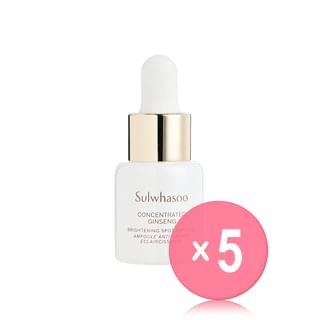 Sulwhasoo - Concentrated Ginseng Brightening Spot Ampoule Mini 5pcs Bundle Set