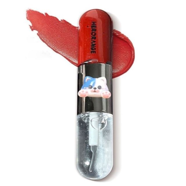 HERORANGE-Congealed Mist Diffuse Lip Matte Lip Glaze - 1-3