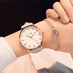 Honey Bee - Faux Leather Strap Watch Honey Bee - Faux Leather Strap Watch