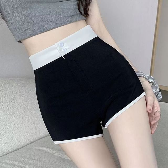 Everose-Two Tone Hot Pants
