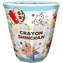 T'S Factory - Crayon Shin-Chan Printed Plastic Cup (Blue)