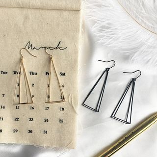 Gaya-Triangle Drop Earring