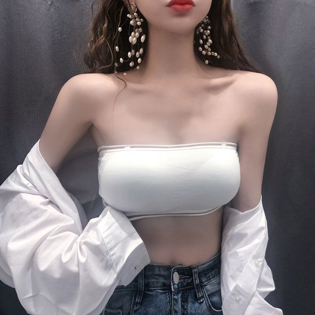 Dshe-Plain Strapless Push-Up Bra